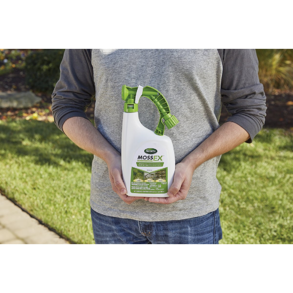 Scotts MossEx 3-in-1 32 Oz. Ready To Spray Moss Killer Image 4