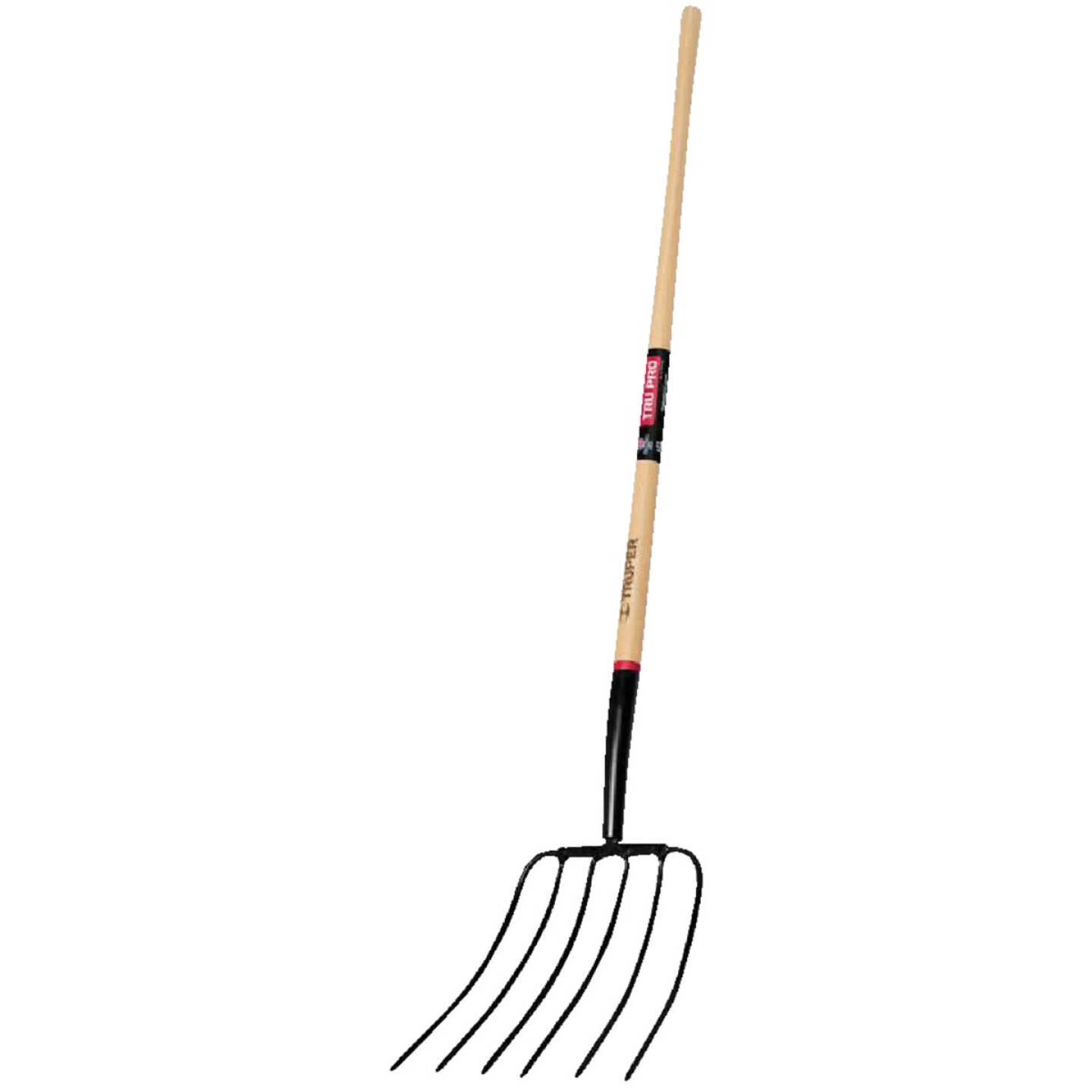 Truper Tru Pro 6-Tine Manure Pitch Fork Image 1