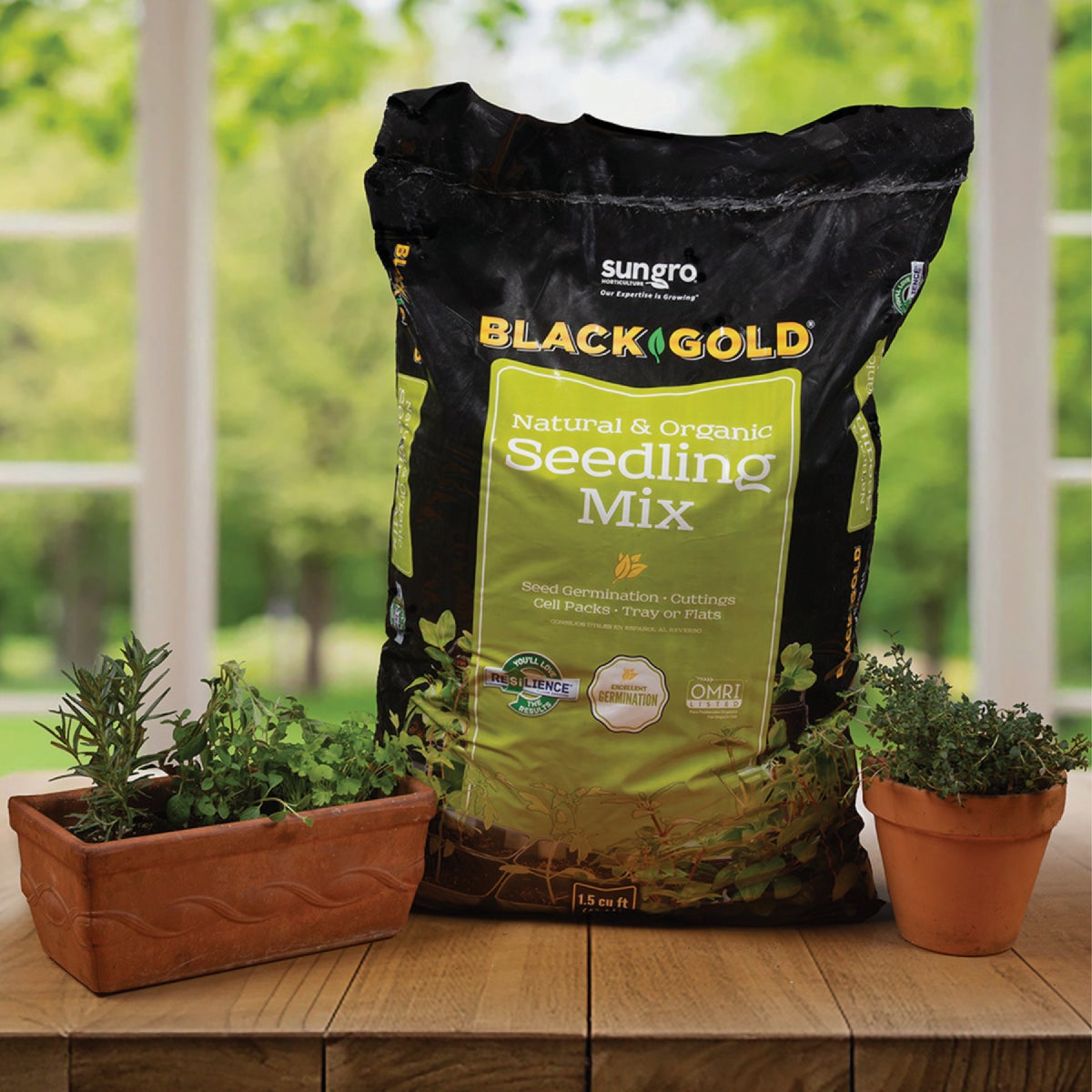 Black Gold 1.5 Cu. Ft. 18 Lb. All Purpose Container Potting Seed Starting Mix Image 2