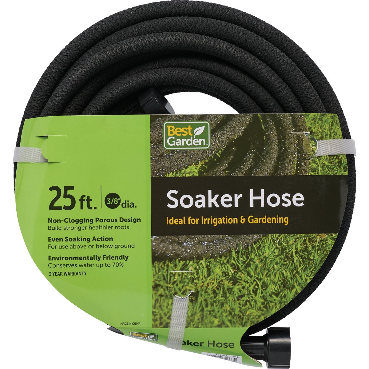 Best Garden 3/8 In. Dia. x 25 Ft. L. Soaker Hose Image 1