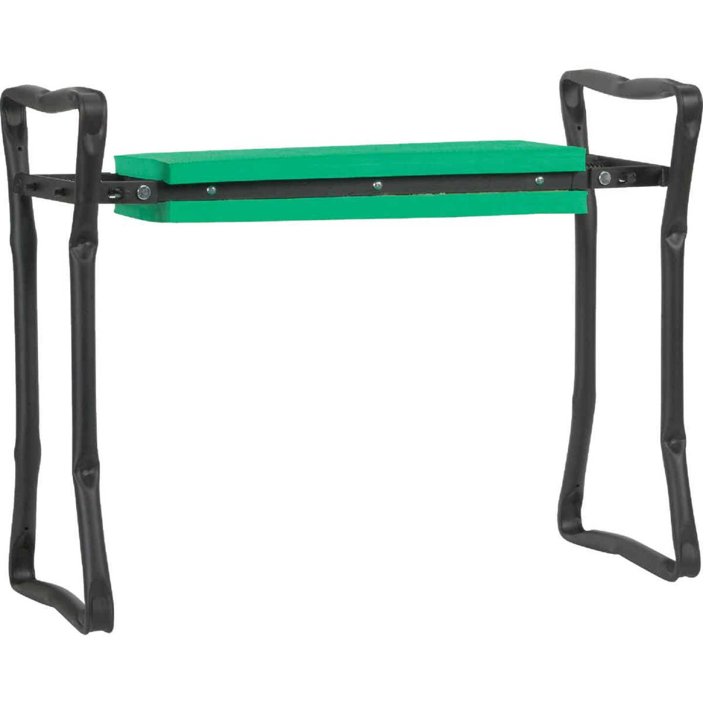 Best Garden Green Foam Pad with Black Steel Frame Garden Kneeler Bench Image 1