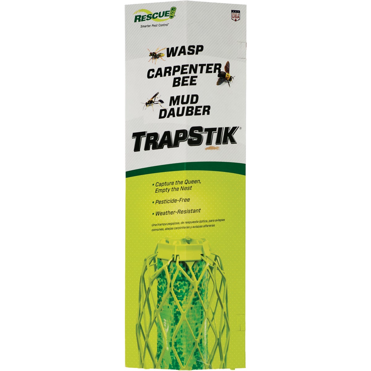 Rescue TrapStik Wasp, Carpenter Bee, Mud Dauber Trap Image 7