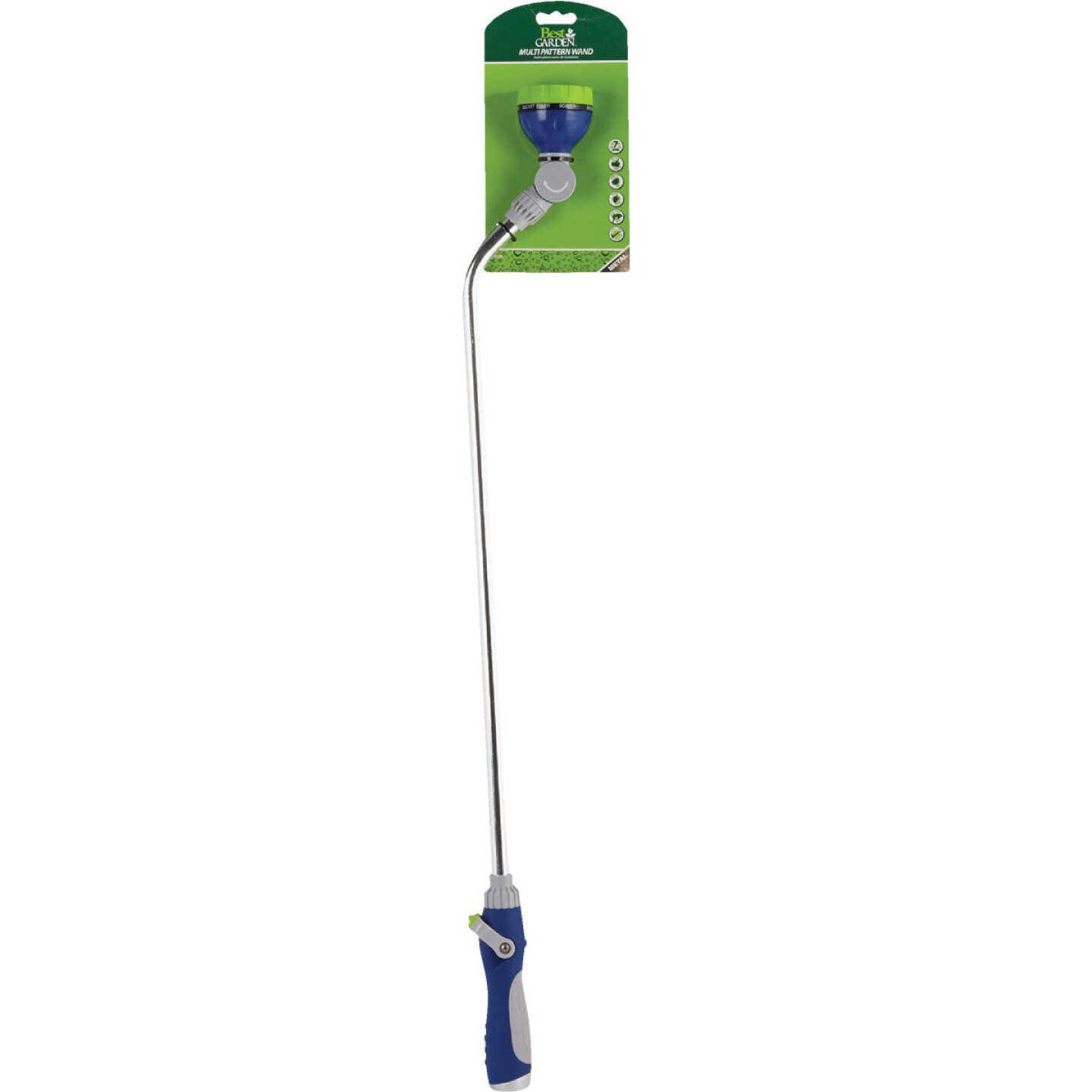 Best Garden 33 In. 7-Pattern Water Wand with Thumb Trigger, Blue & Gray Image 2