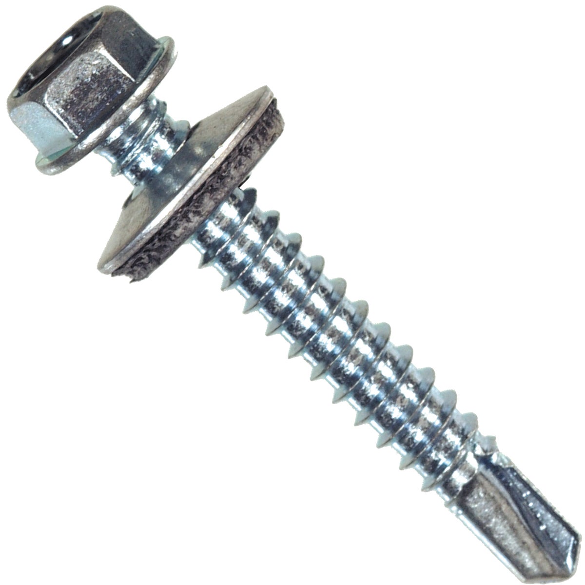 Hillman #12 - 14 x 1-1/2 In. Washer Head Self-Drilling Sheet Metal Screw (100-Count)