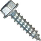 Hillman #8 x 3/4 In. Slotted Hex Washer Head Zinc Sheet Metal Screw (100 Ct.) Image 1