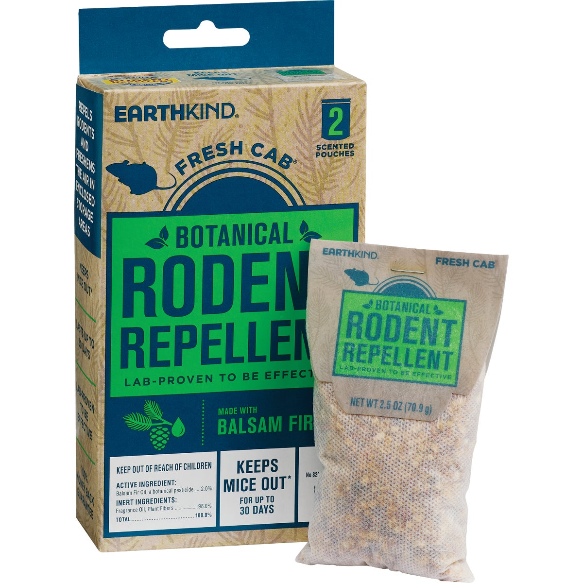 EarthKind Fresh Cab Botanical Rodent Repellent (2-Pack)