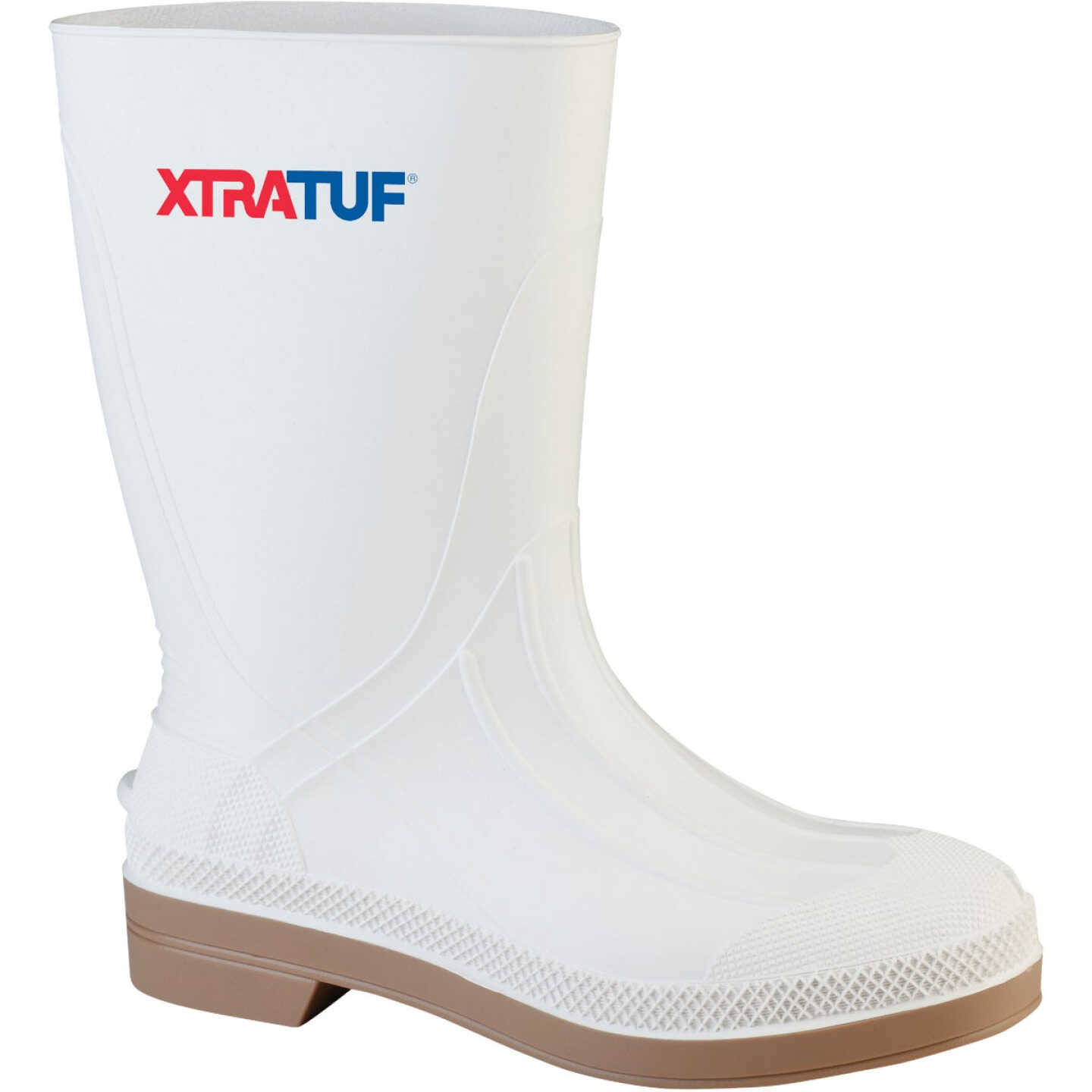 XtraTuf Men's Size 10 White PVC Shrimp Boot Image 1