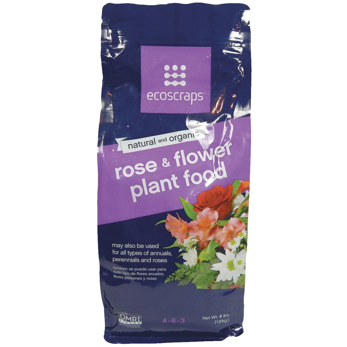 4LB ORG ROSE&FLOWER FOOD