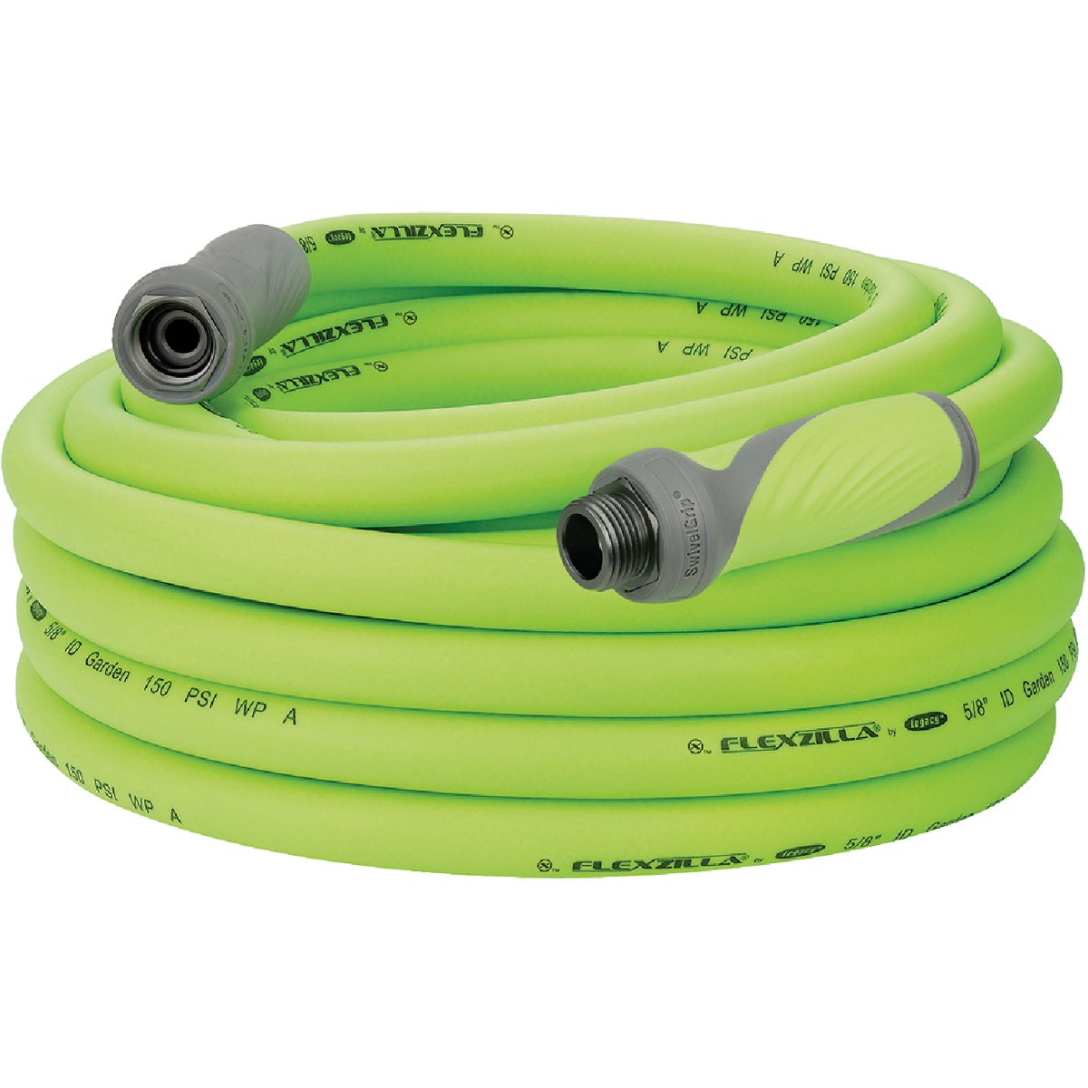 Flexzilla 5/8 In. Dia. x 50 Ft. Drinking Water Safe Garden Hose with SwivelGrip Connections