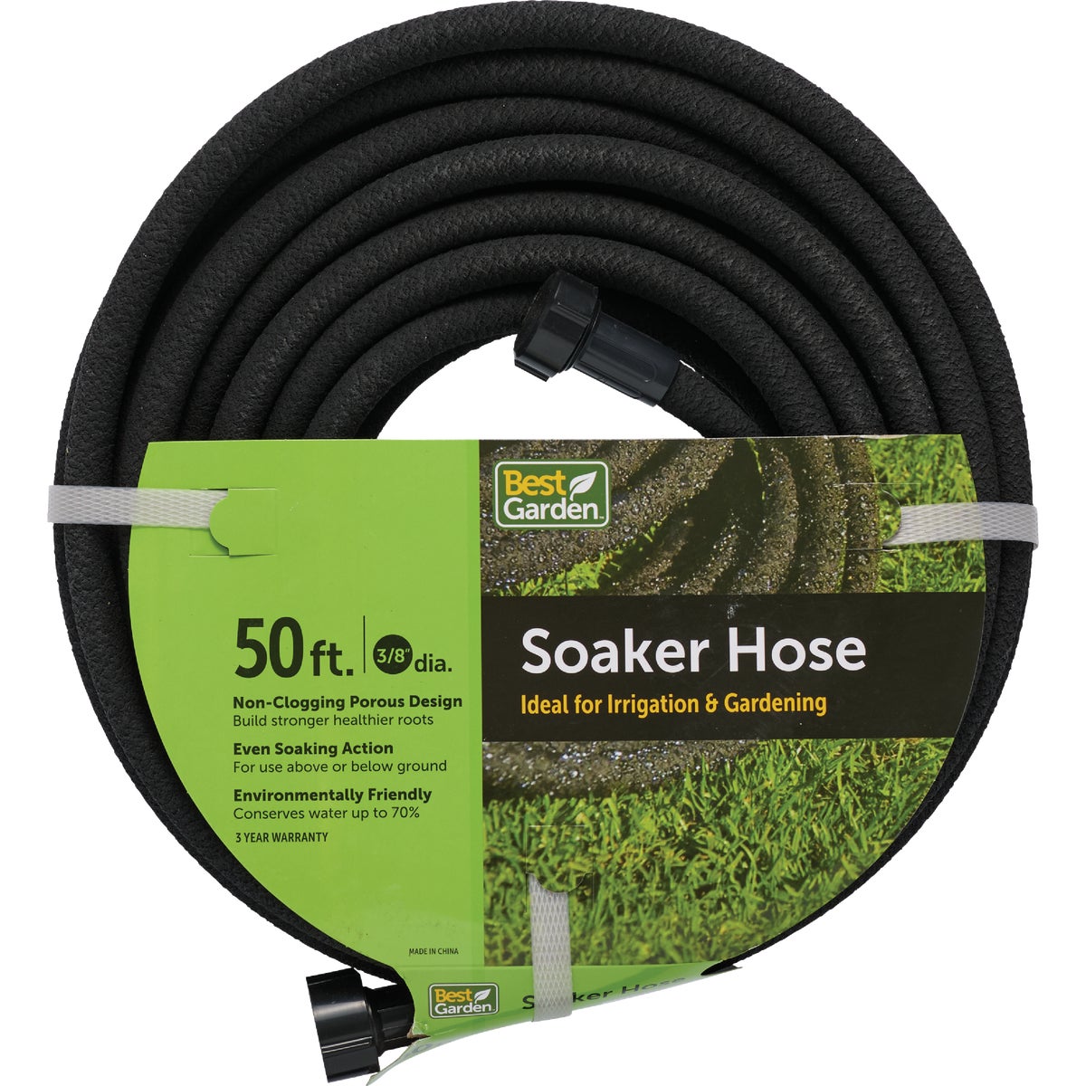 Best Garden 3/8 In. Dia. x 50 Ft. L. Soaker Hose Image 1