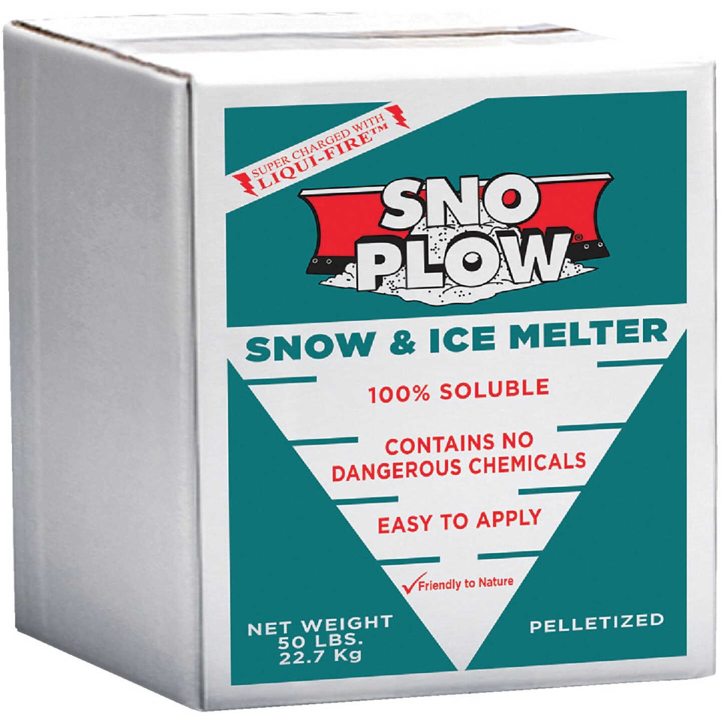 Sno Plow 50 Lb. Box Ice Melt Pellets Image 1