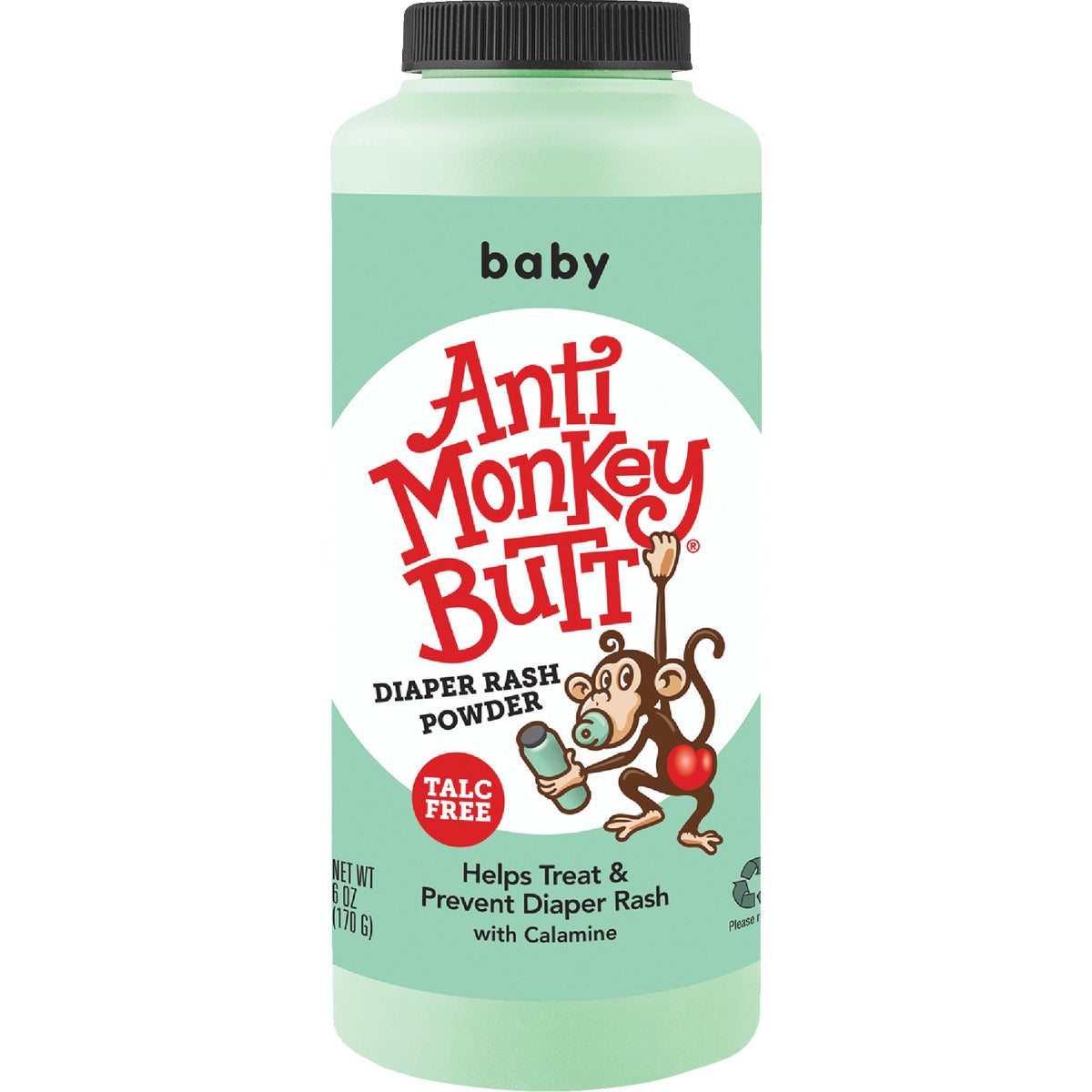 Baby Anti-Monkey Butt 6 Oz. Calamine Body Powder