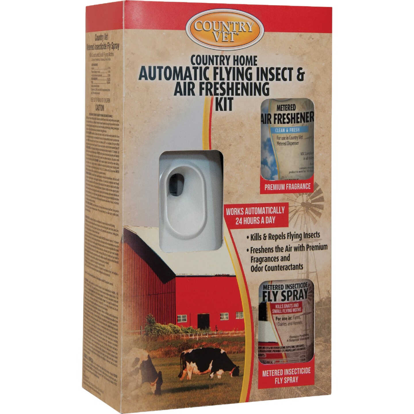Enforcer Country Vet 30-Day Flying Insect & Air Freshener Kit Image 1