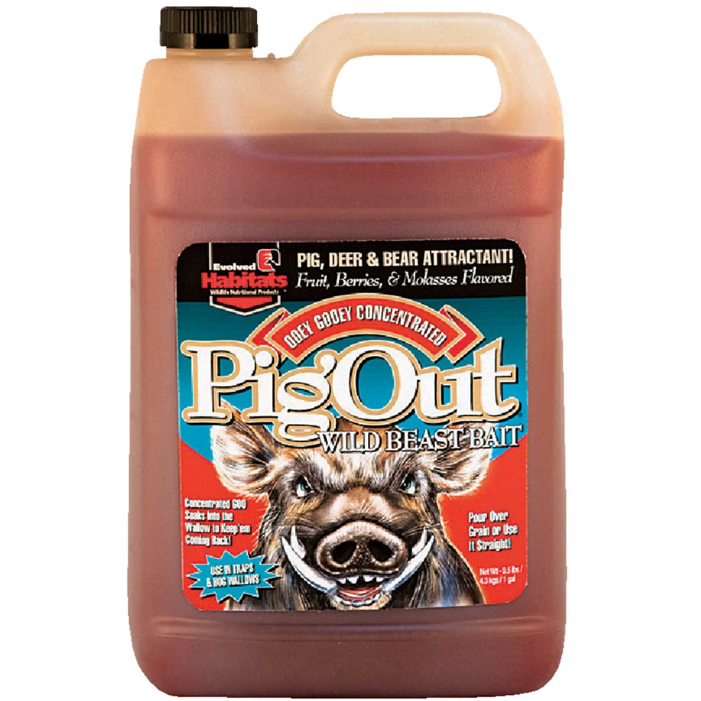 Evolved Habitats Pig Out 1 Gal. Concentrated Liquid Hog Attractant Image 1