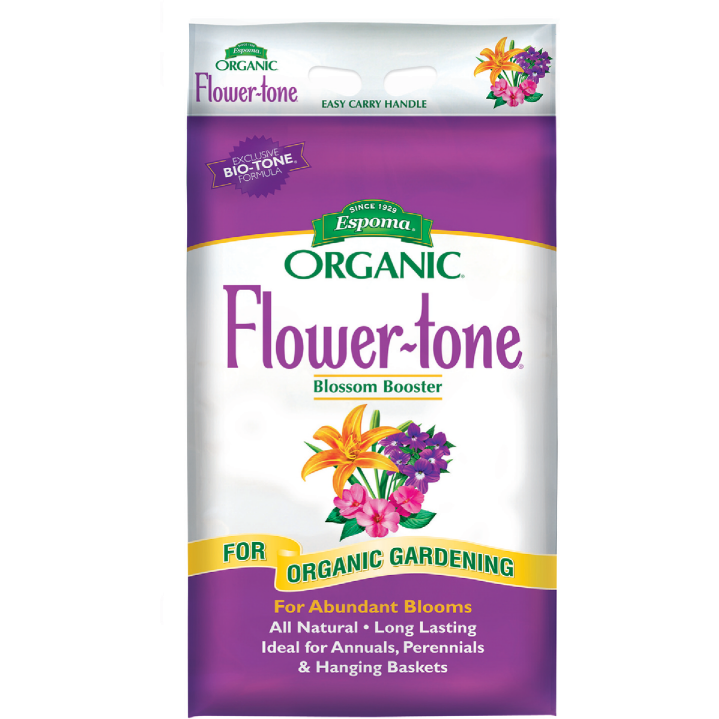 Espoma Organic 18 Lb. 3-4-5 Flower-tone Dry Plant Food Image 1