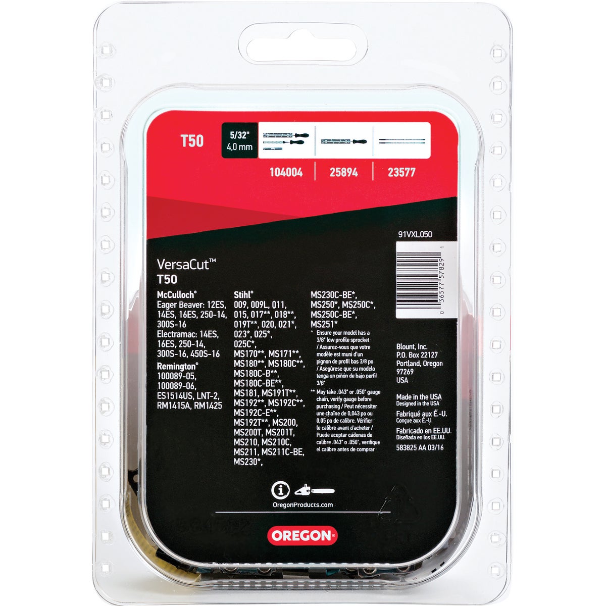Oregon VersaCut 14 In. 50-Link Chainsaw Chain Image 7