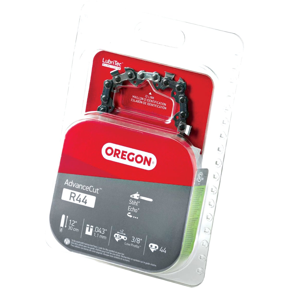 Oregon AdvanceCut 12 In. 44-Link 0.043 In. ga Chainsaw Chain Image 1