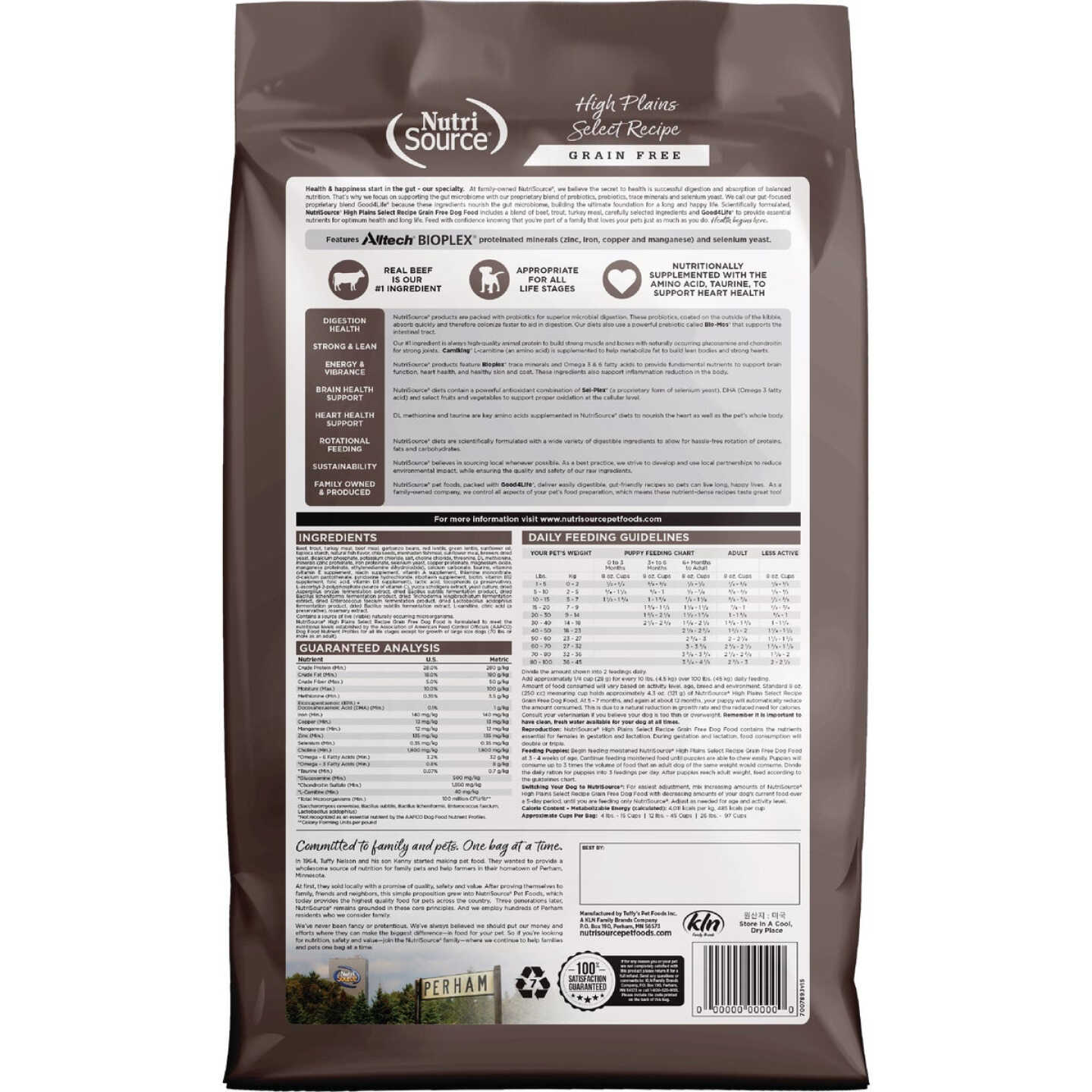 NutriSouce 26 Lb. High Plains Select Recipe Grain Free Dog Food Image 7