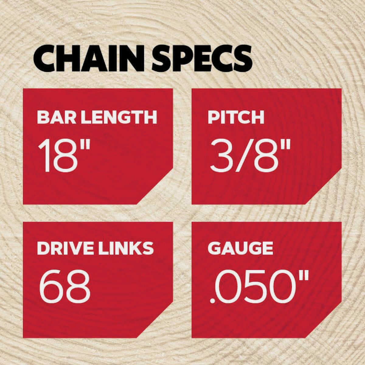 Oregon PowerCut 18 In. 68-Link Chainsaw Chain Image 5