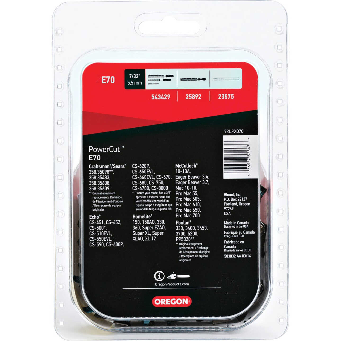 Oregon PowerCut 20 In. 70-Link Chainsaw Chain Image 6