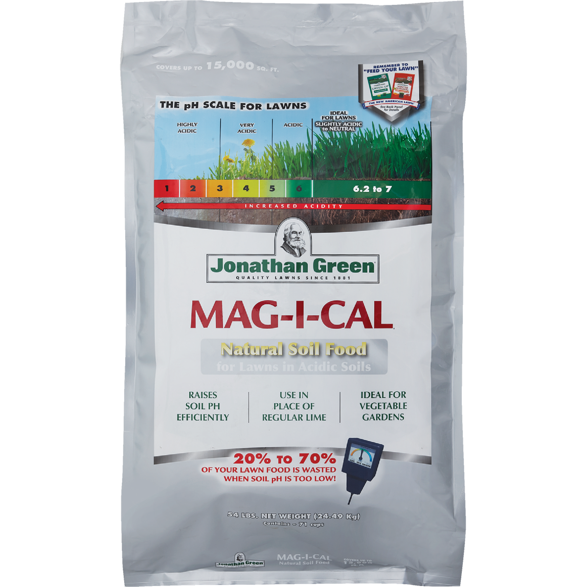 Jonathan Green Mag-i-Cal 54 Lb. 15,000 Sq. Ft. 35% Calcium Lawn Fertilizer