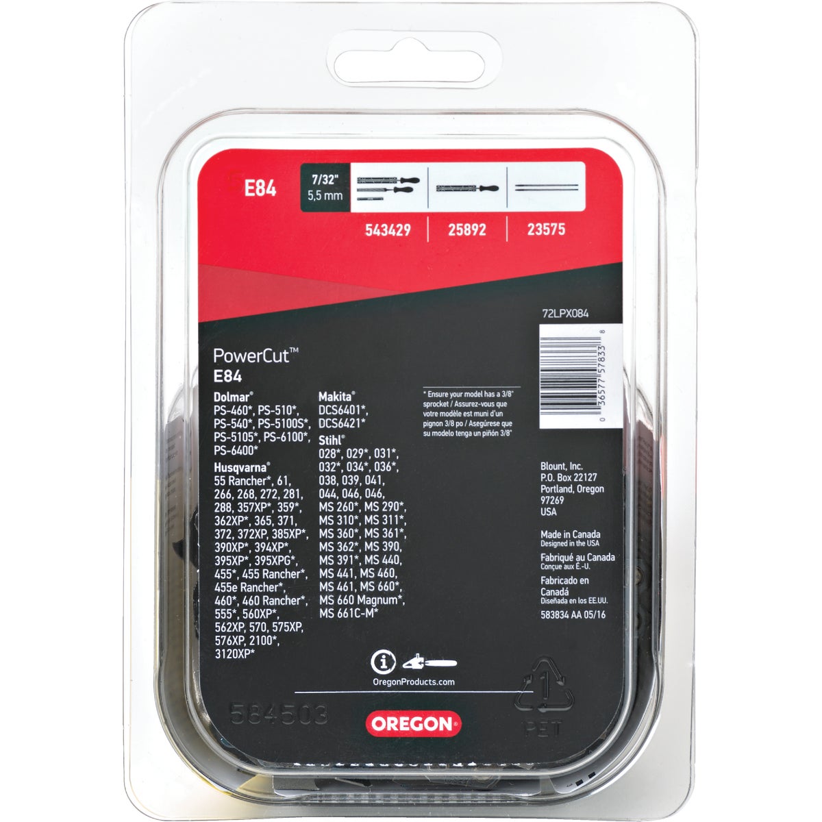 Oregon PowerCut 24 In. 84-Link Chainsaw Chain Image 7