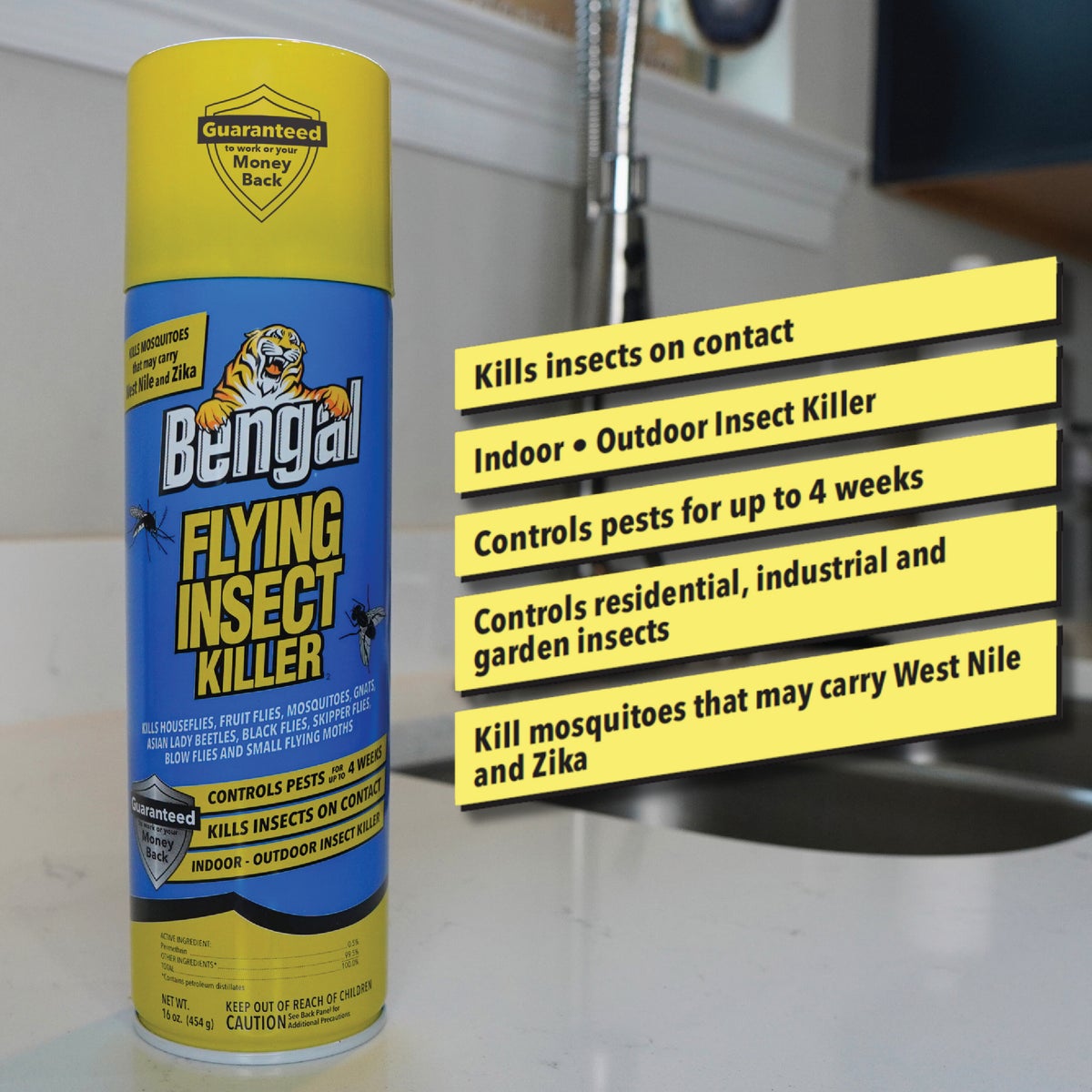 Bengal 16 Oz. Aerosol Spray Flying Insect Killer Image 3