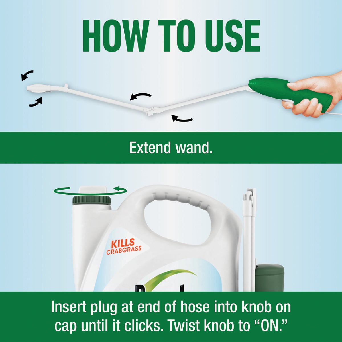 Roundup For Lawns 1 Gal. Ready To Use Wand Sprayer Northern Formula Weed Killer Image 6