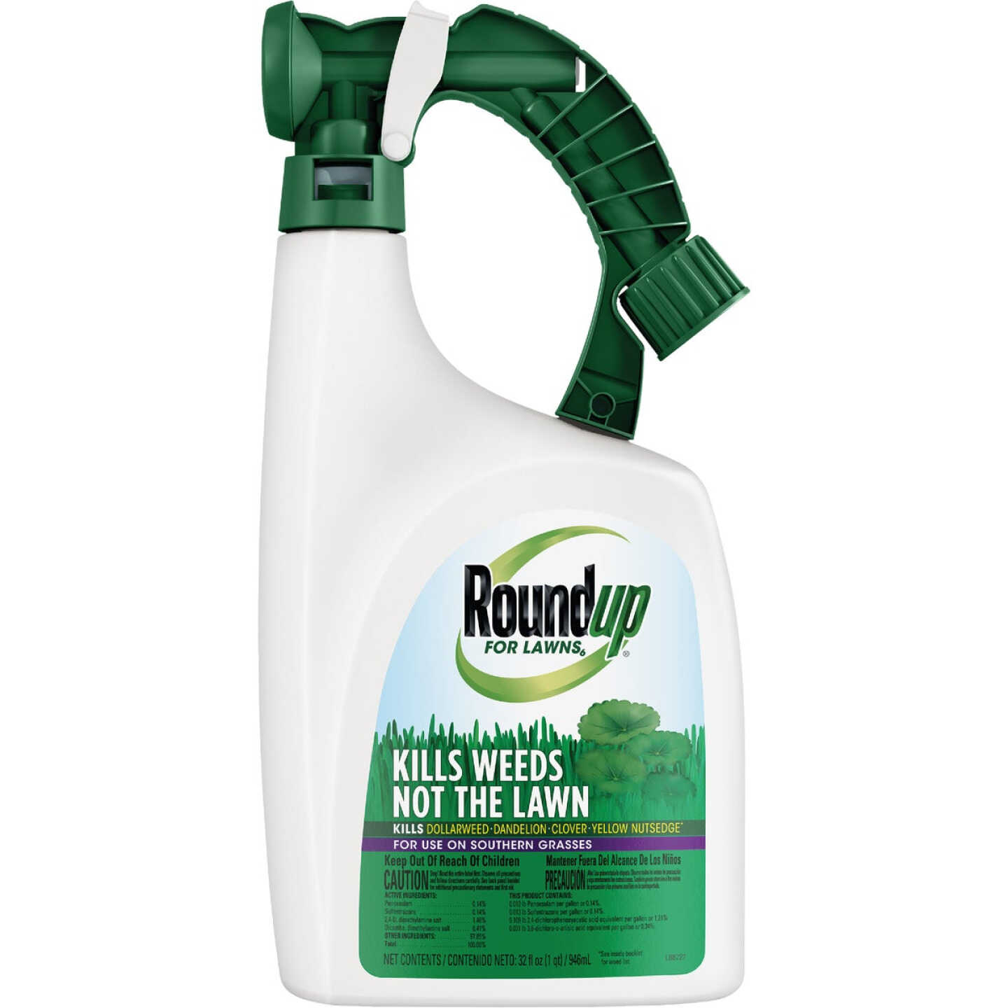 Roundup For Lawns 32 Oz. Spray Southern Formula Weed Killer Image 1