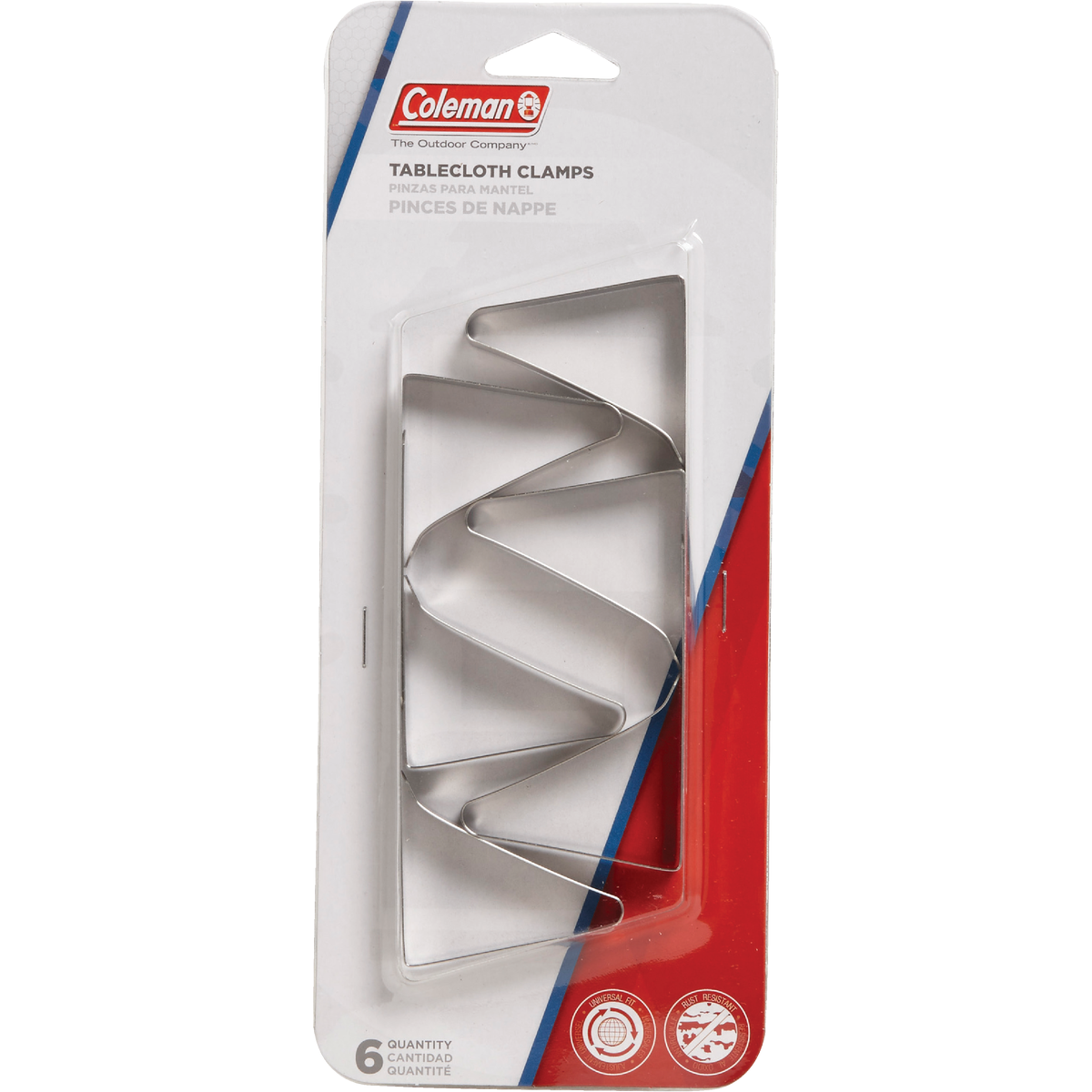 Coghlans Steel Tablecloth Clamps (6-Pack)