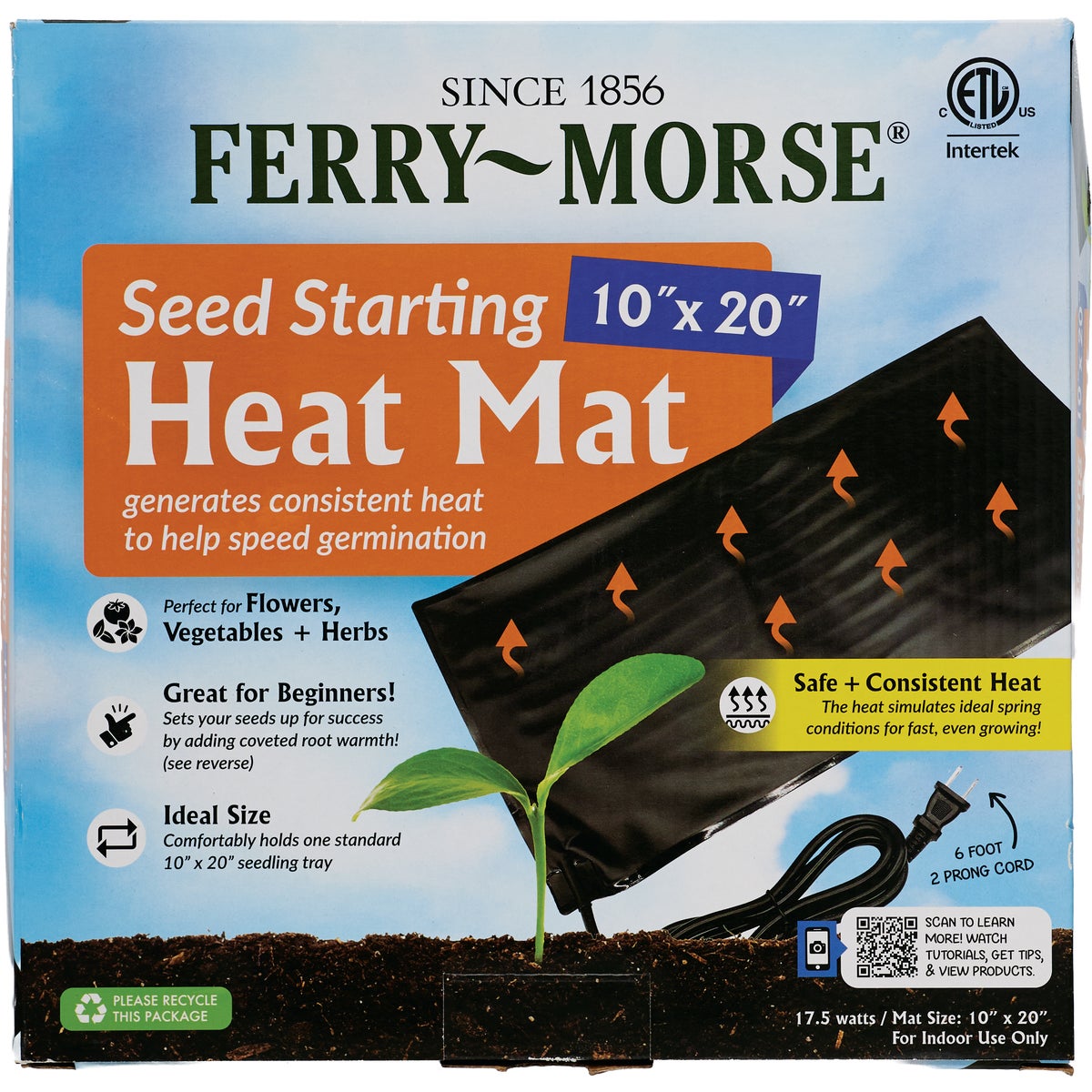 Ferry Morse 10 In. x 20 In. 17.5W Seedling Heat Mat