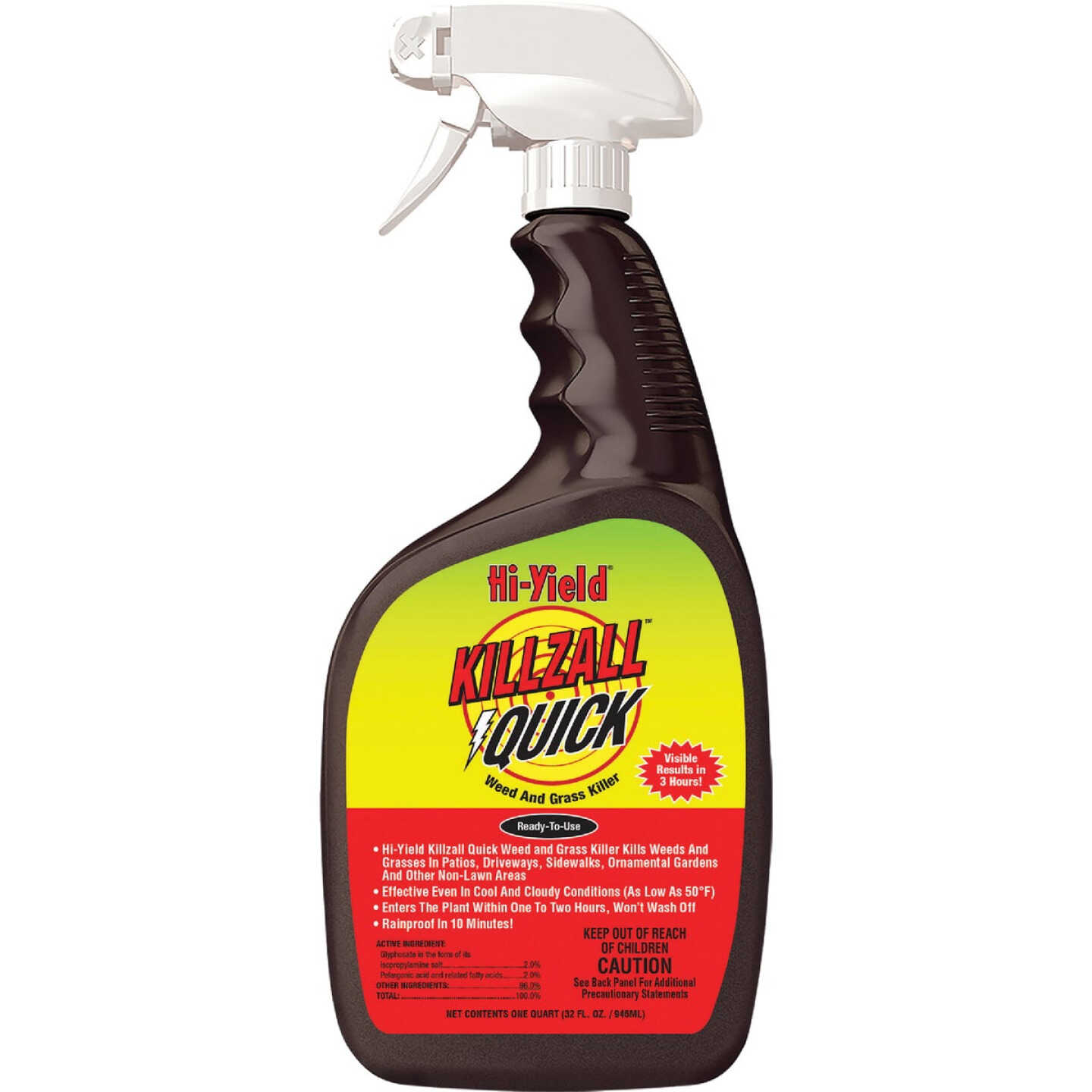 Hi-Yield Killzall Quick 32 Oz. Ready To Use Trigger Spray Weed & Grass Killer Image 1