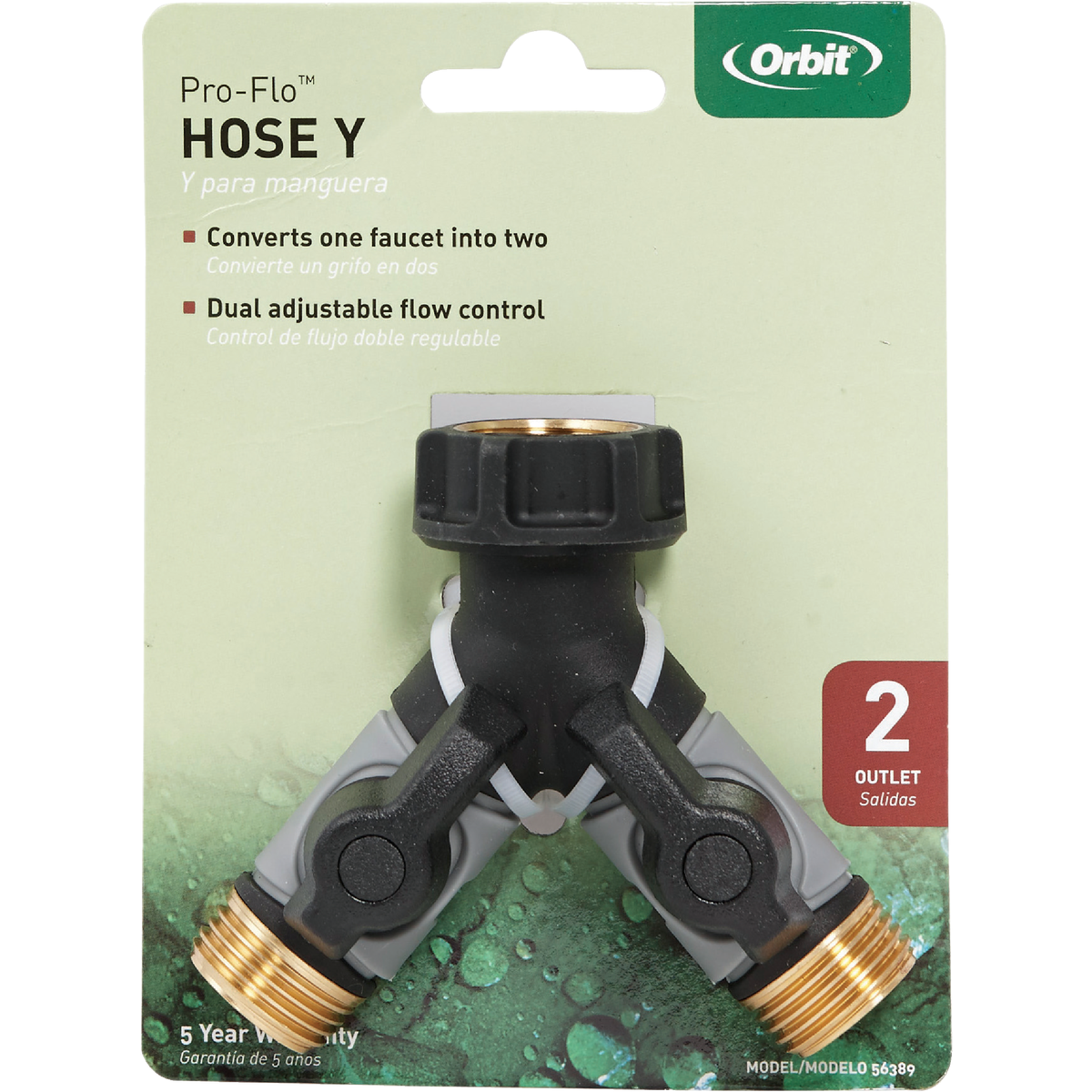 Orbit Pro Flo Metal Y-Hose Shutoff Image 2