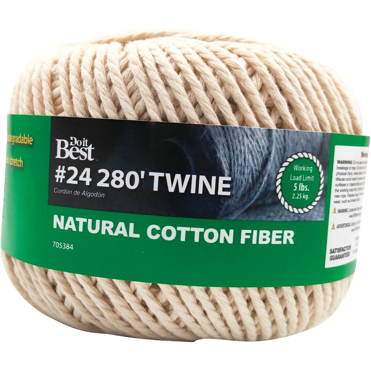Do it Best #24 x 280 Ft. Natural Cotton Twine Image 1