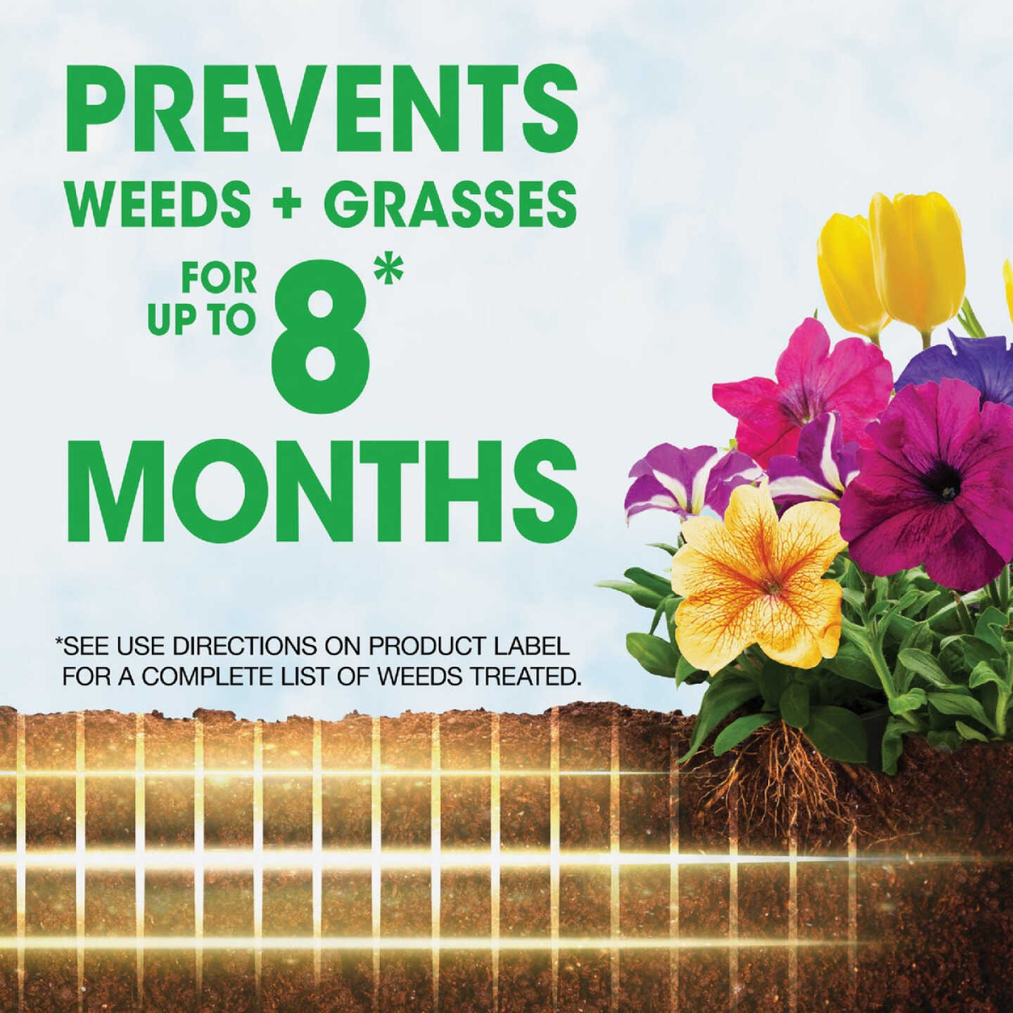 Roundup 5.4 Lb. Built-In Applicator Landscape Weed Preventer Image 2