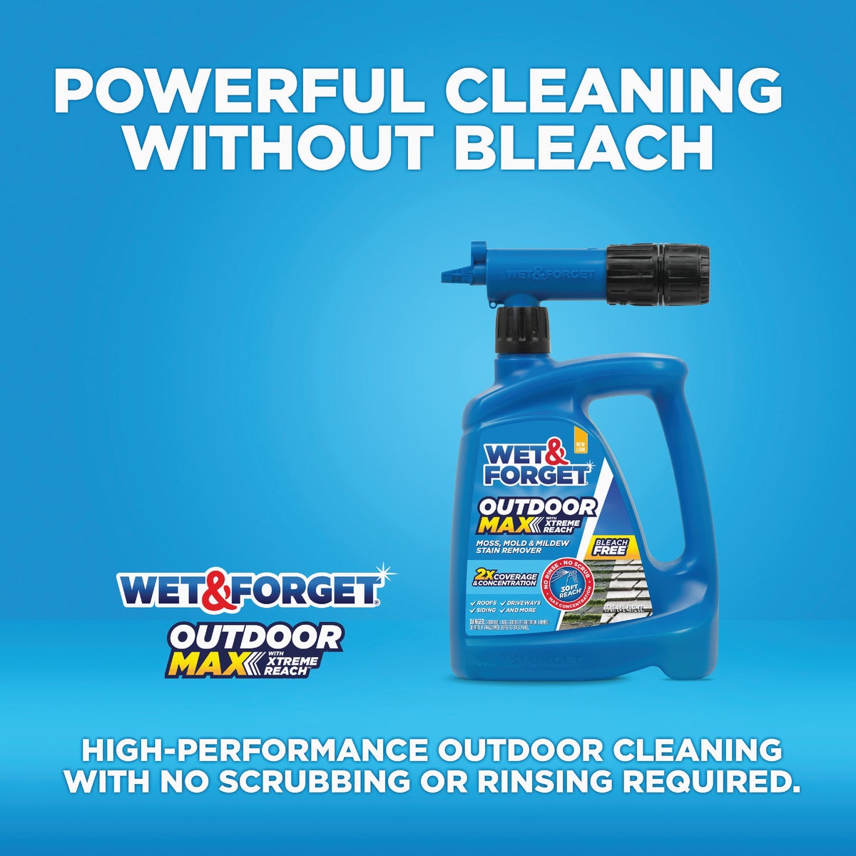Wet & Forget 48 Oz. Hose End Spray Concentrate Moss, Mold, Mildew, & Algae Stain Remover Image 7