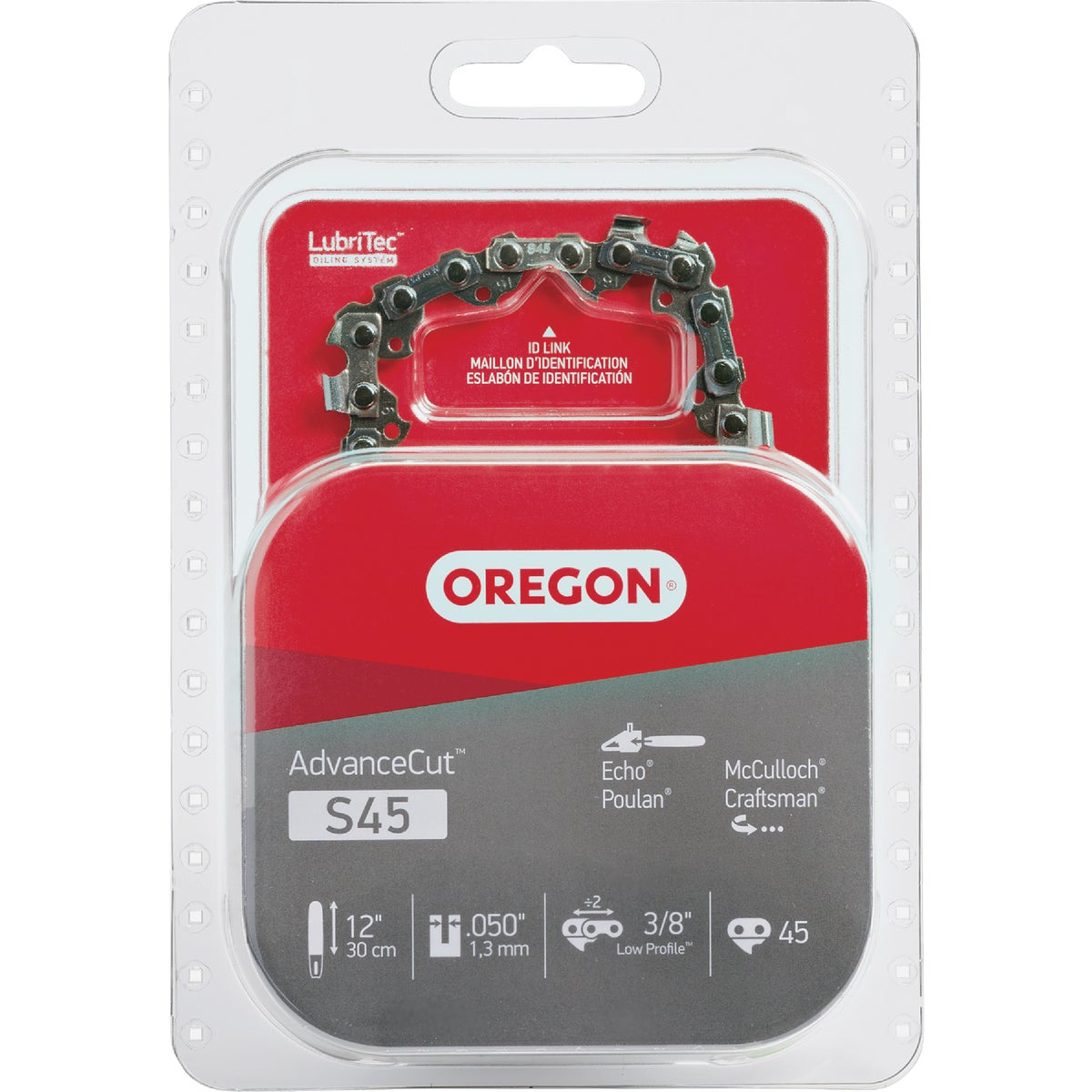 Oregon AdvanceCut 12 In. 45-Link 0.050 In. ga Chainsaw Chain