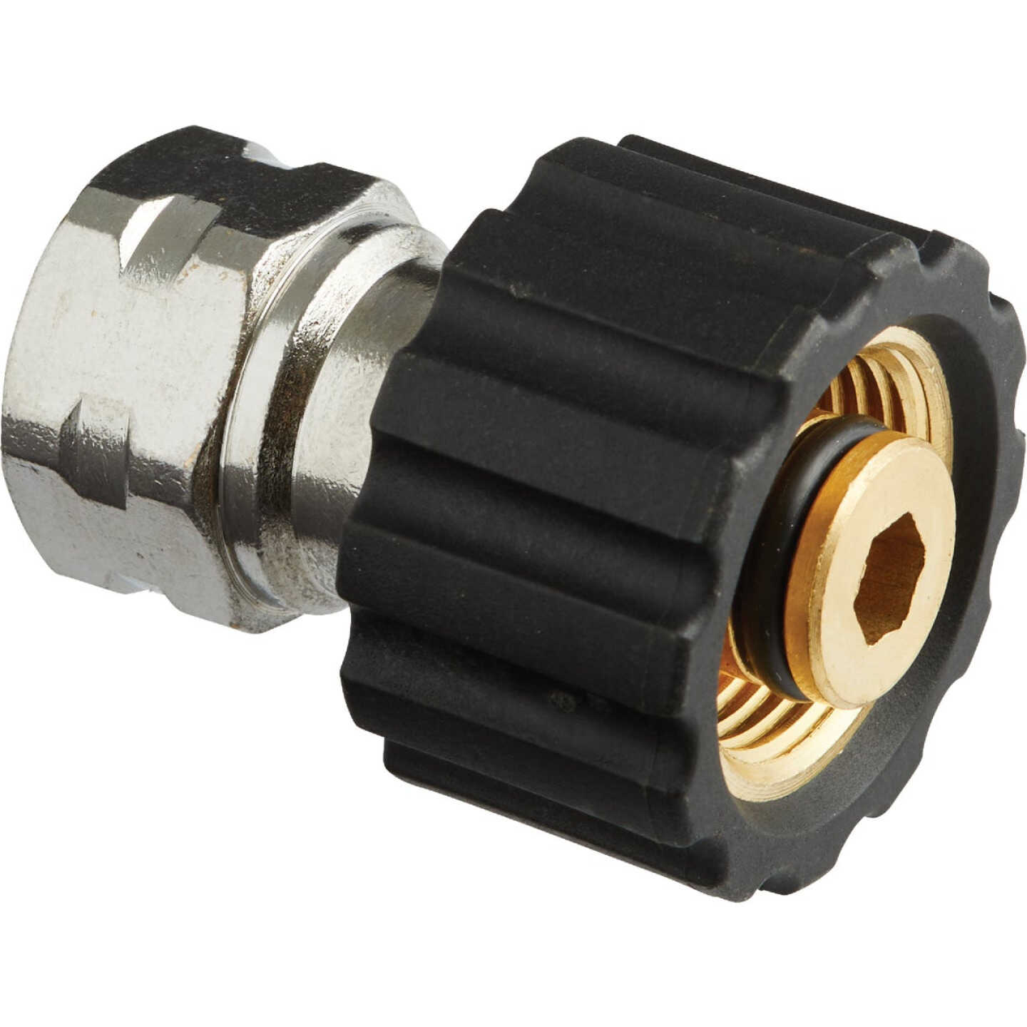 Forney M22F x 1/4 In. Female Screw Pressure Washer Coupling Image 1