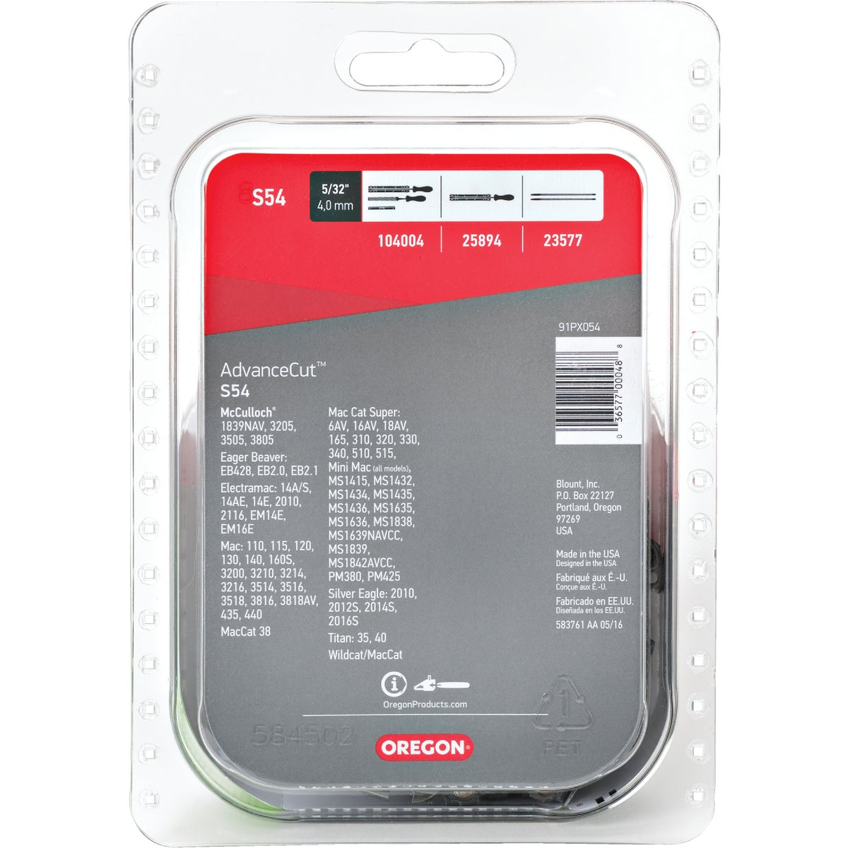 Oregon AdvanceCut 16 In. 54-Link Chainsaw Chain Image 5