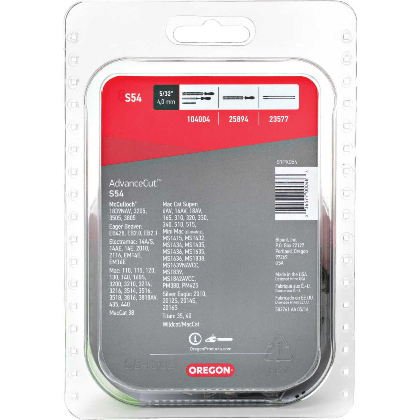 Oregon AdvanceCut 16 In. 54-Link Chainsaw Chain Image 5
