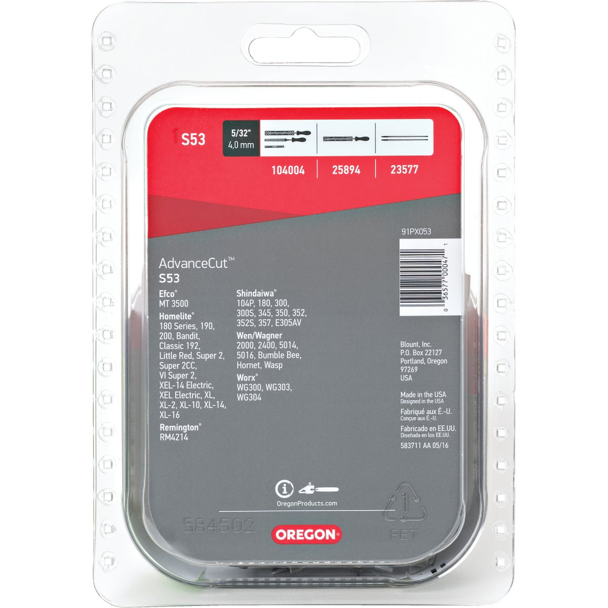 Oregon AdvanceCut 14 In. 53-Link Chainsaw Chain Image 7