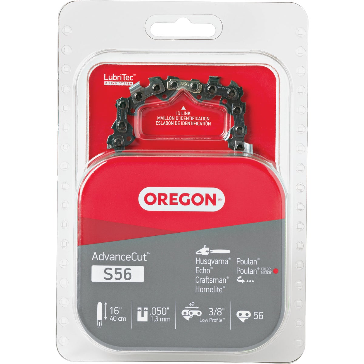 Oregon AdvanceCut 16 In. 56-Link 0.050 In. ga Chainsaw Chain