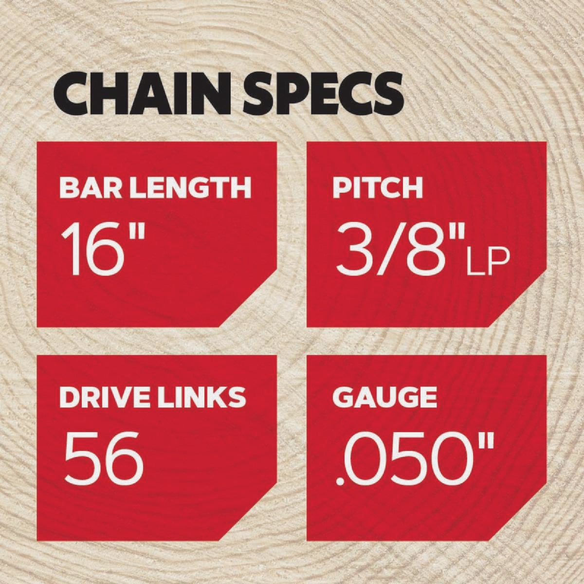 Oregon AdvanceCut 16 In. 56-Link 0.050 In. ga Chainsaw Chain Image 5