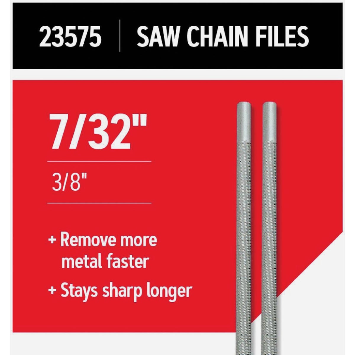Oregon 7/32 In. Saw Chain File (2-Count) Image 2