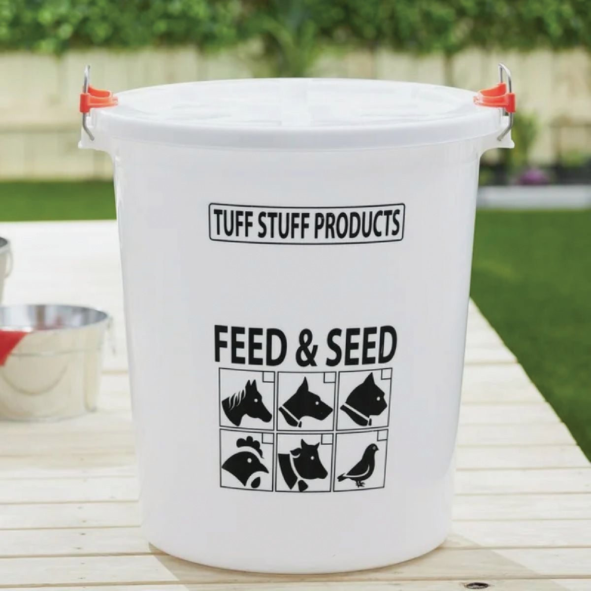 Tuff Stuff 12 Gal./50 Lb. Feed & Seed Storage Tub with Lid Image 2