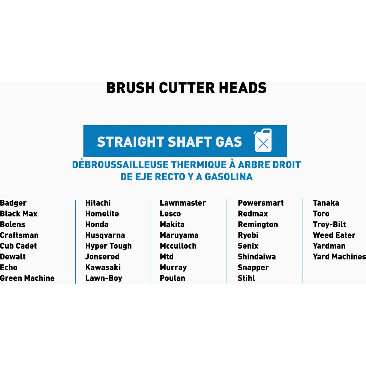 Shakespeare Brush Cutter Fixed Head Trimmer Head Image 2