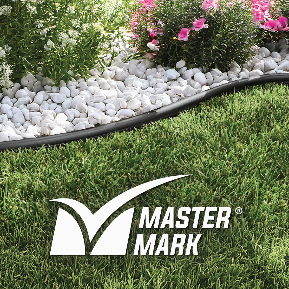 Master Mark Plus 4.5 In. x 20 Ft. Black Plastic Landscape Edging Kit with YardPack Image 2