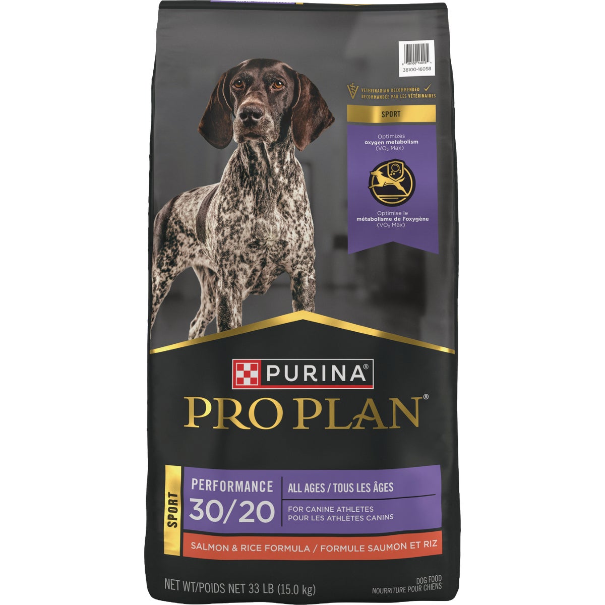 Purina Pro Plan 33 Lb. Salmon & Rice Formula Sport Performance 30/20 Dry Dog Food