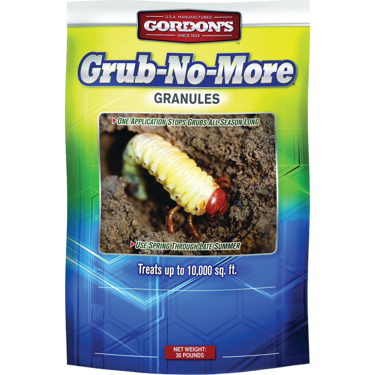 Gordon's Grub-No-More 30 Lb.  Granules Grub Killer Image 1