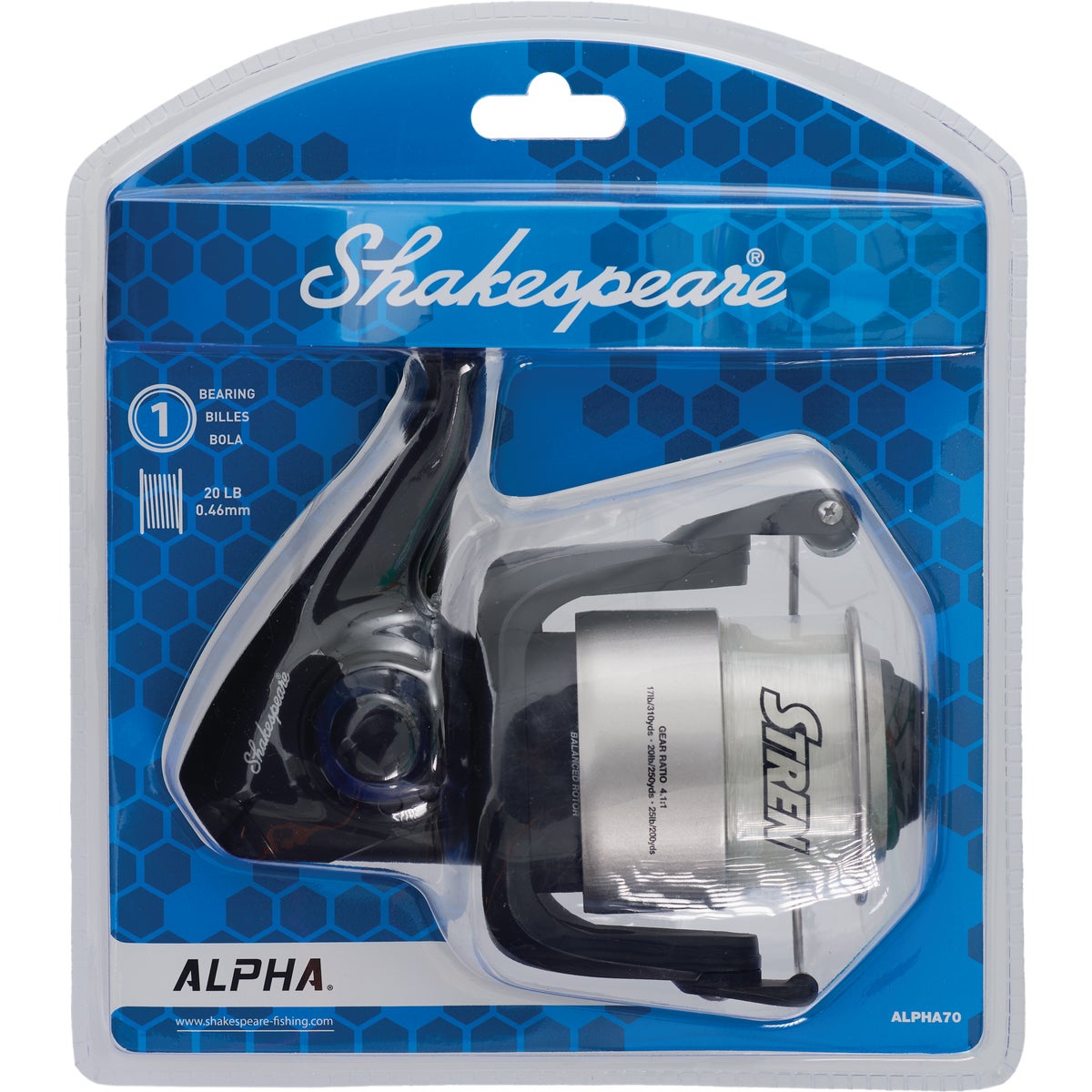 Shakespeare Alpha Spinning Fishing Reel Image 2